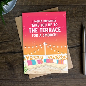 Lustig Die Terrasse Valentinstag Karte für Freund, Freundin, Hochzeitstag Karte für Frau, Realität-TV-Show, All Stars, Island