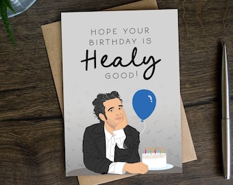 Funny Healy Good Birthday Card for Her, Music Bday Card for Friend, Sister, Daughter, Niece, Bestie, Rock Pop Band, Matt, Tickets, Gig