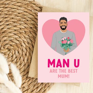 Funny Ruben Amorim Mother's Day Card for Mum, Stepmum, Mam, Mummy, Ma, Football, Soccer, Manchester Manager, Man U Are The Best Mum