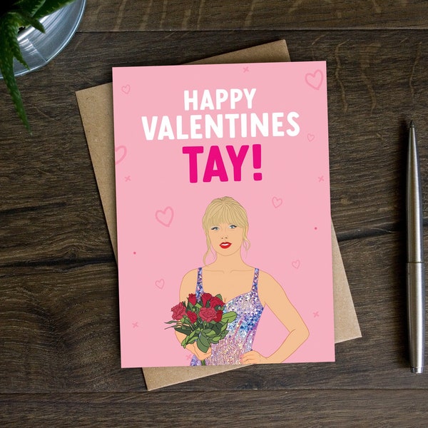 Lustige Valentinstag Karte für einen Swifty, Freund, Ehemann, Freundin, Frau, Musikliebhaber, Eras Singer, Taylor, Tochter, Freund, Schwester
