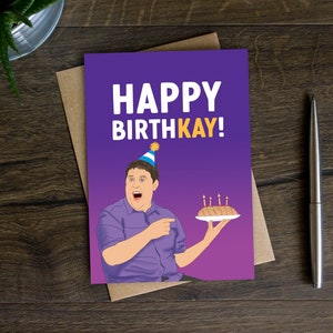 Lustige Geburtstagskarte für Ihn | Knoblauchbrot Bday Karte für sie, Freund, Sohn, Schwester, Bruder, Papa, Mama, Comedian, Phoenix Nights, Tickets, TV