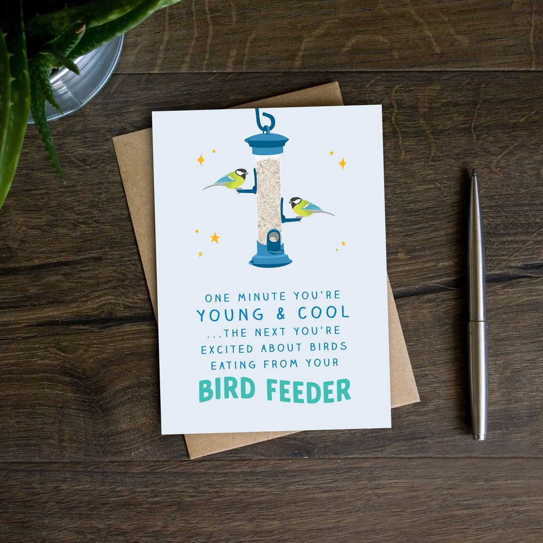 Personalised Bird Watcher Acrylic Cake Topper - Twitcher Theme, Custom Text
