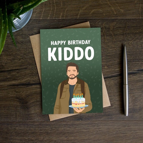 Funny Joel Birthday Card for Friend, Zombie Bday Card for Him, Brother, Boyfriend, for Her, Kiddo, Ellie, Clicker, Game, TV, Apocalypse