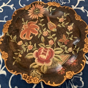 Vintage Hand Painted Decoration Plate
