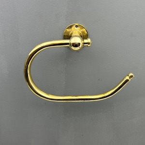 Brass Toilet Roll Holder, Wall Mounted Toilet Paper Holder, Solid Brass Bathroom Roll Holder