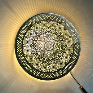 Moroccan Brass Wall Sconce