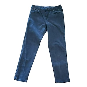 Boden Women&#39;s Black Girlfriend Denim Jeans Size 8R High Rise Classic Style