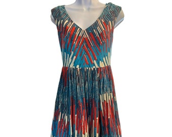 Tracy Reese Frauen Mehrfarbig Viel Kleid Größe OP Rayon-Mischung Anthropologie Gallery Row