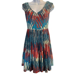 Sukienka Tracy Reese damska wielokolorowa Plenty rozmiar OP mieszanka wiskozy Anthropologie Gallery Row
