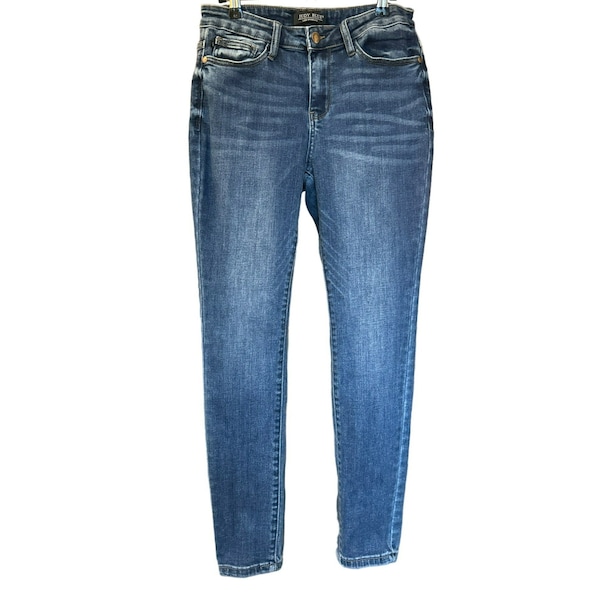 Judy Blue Women's Bristol Mid Rise Handsand Skinny Fit Jeans Size 29 Style JB82106MD