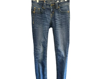 Jean Miss Me JP5130STR Jambe Droite Cloutée – Taille 25 X 31, Lavage Moyen