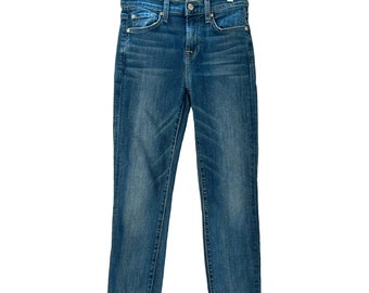 Jeans in denim alla caviglia con lavaggio medio Blair Roxanne da donna di 7 For All Mankind, taglia 24