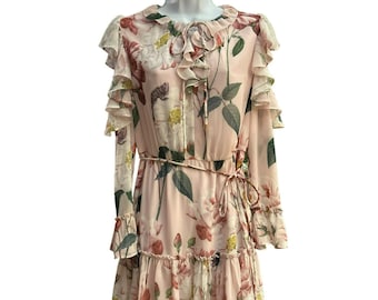 Ted baker pink flower dress clearance