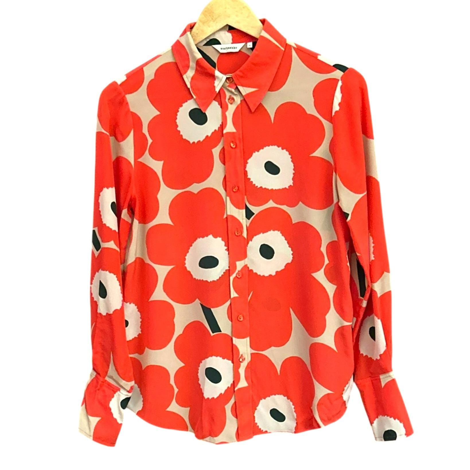 Marimekko Silk Shirt - Etsy