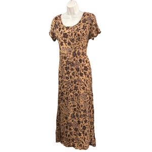 puff sleeve dress beige Bloom Puff Sleeve Dress main image 0