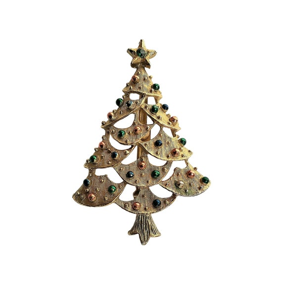 Vintage Gerry's Christmas Tree Embellished Holida… - image 1