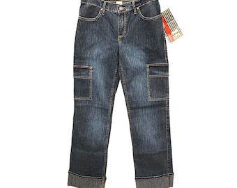 Y2K Yada Yada Deadstock Cargo Jeans Grunge Streetwear Utility Gorpcore Indie