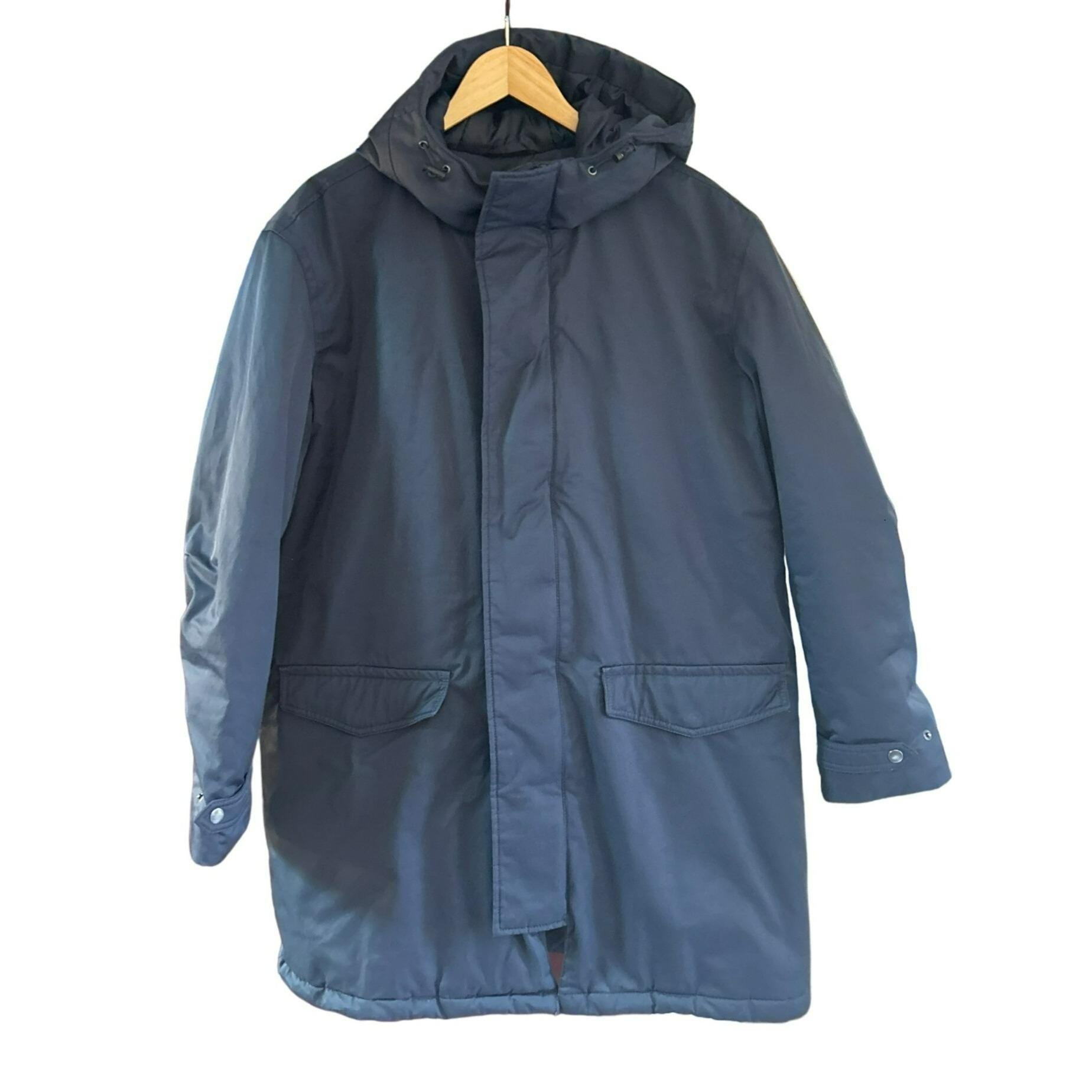 Banana Republic Mens Indigo Spire Winter Stadium Jacket Size Large