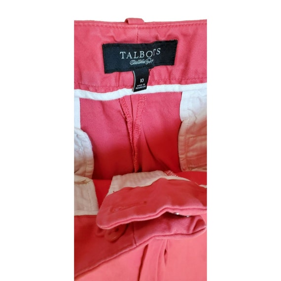 Talbots Signature Coral Pink Women's Summer Cropp… - image 2
