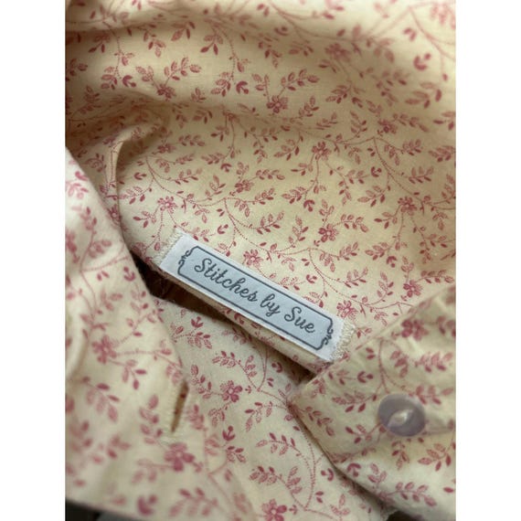 Vintage Stitches by Sue Floral Dress Cottagecore Prairie View 6