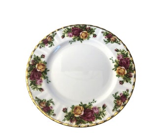 Royal Albert 1980-1993 Old Country Roses Salad Plates 8" England