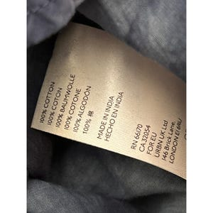 Pilcro Anthropologie Damtröja med batikmönster, knappar, liten, lätt, casual bild 8