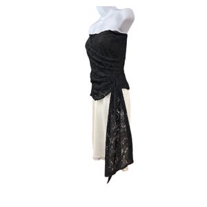 Mare Mare x Anthropologie kanten korsettop Coquette Whimsigoth Dark Romance afbeelding 3