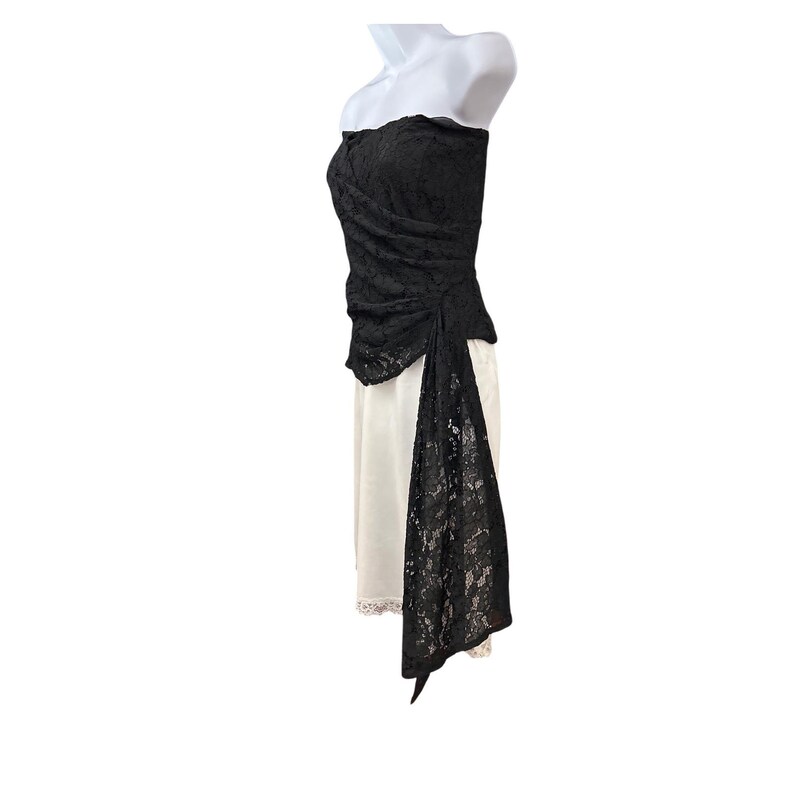 Mare Mare x Anthropologie kanten korsettop Coquette Whimsigoth Dark Romance afbeelding 3