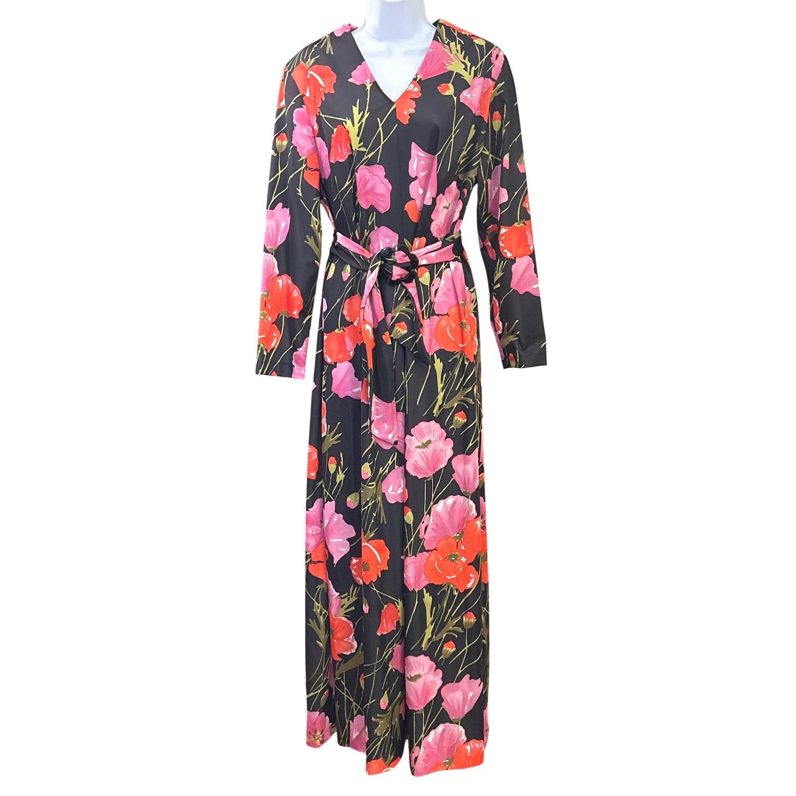 Poppy Red Maxi Dress - Etsy