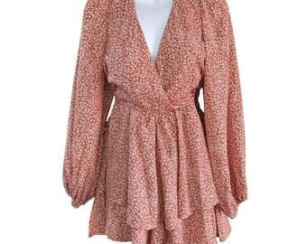 Maggi Wrap Dress, Elegant Cap Sleeve, Mid-calf Stretch Polyester - Etsy