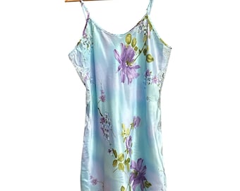 Vintage Secret Treasures Nightgown Chemise Floral Coquette Fairycore Romantic