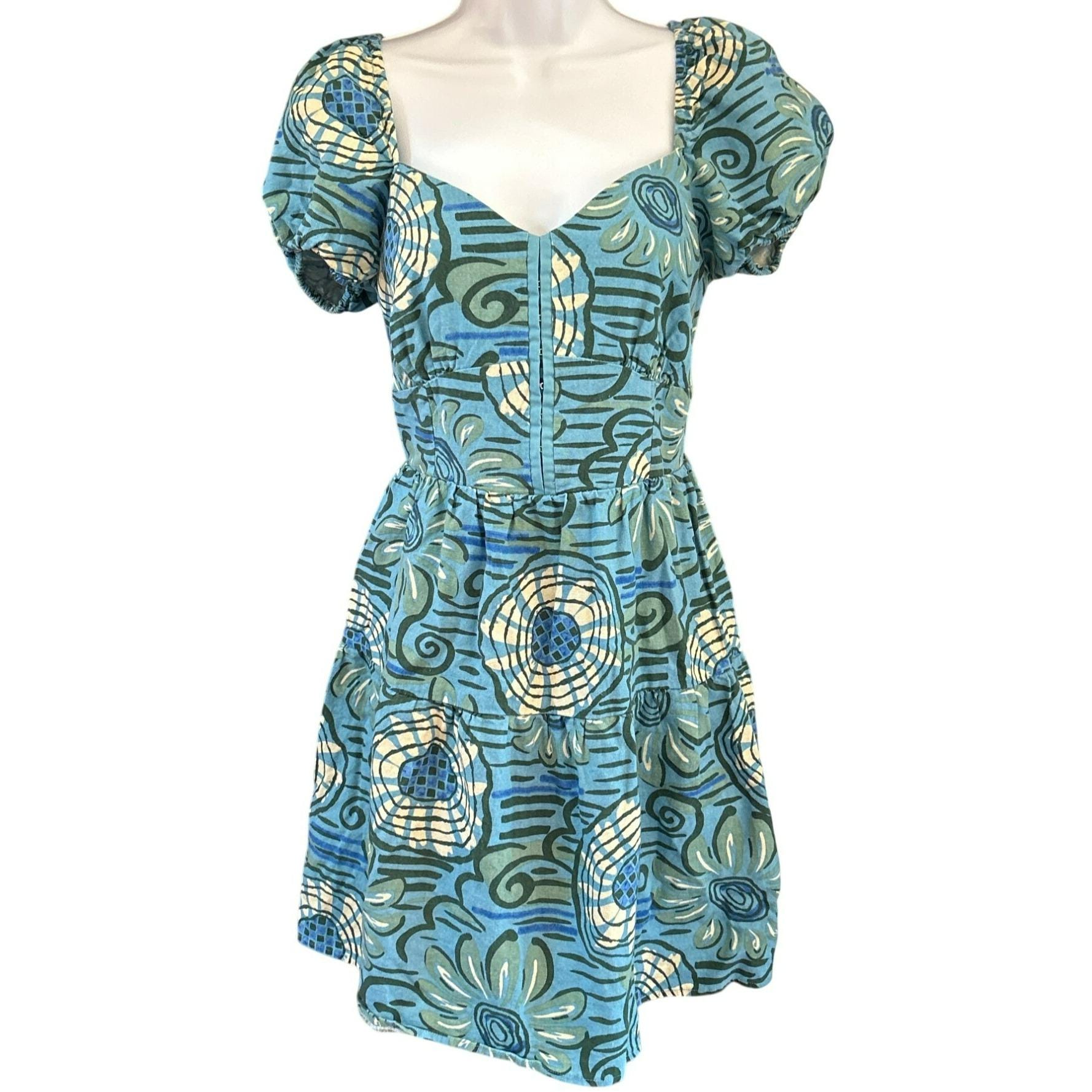 house of harlow blue linen dress A.L.C. Harlow Linen Midi Dress in Navy, Size 10