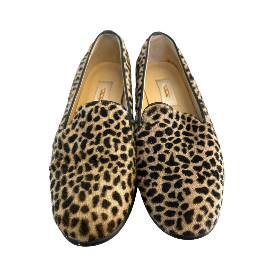 Talbots leopard flats sale