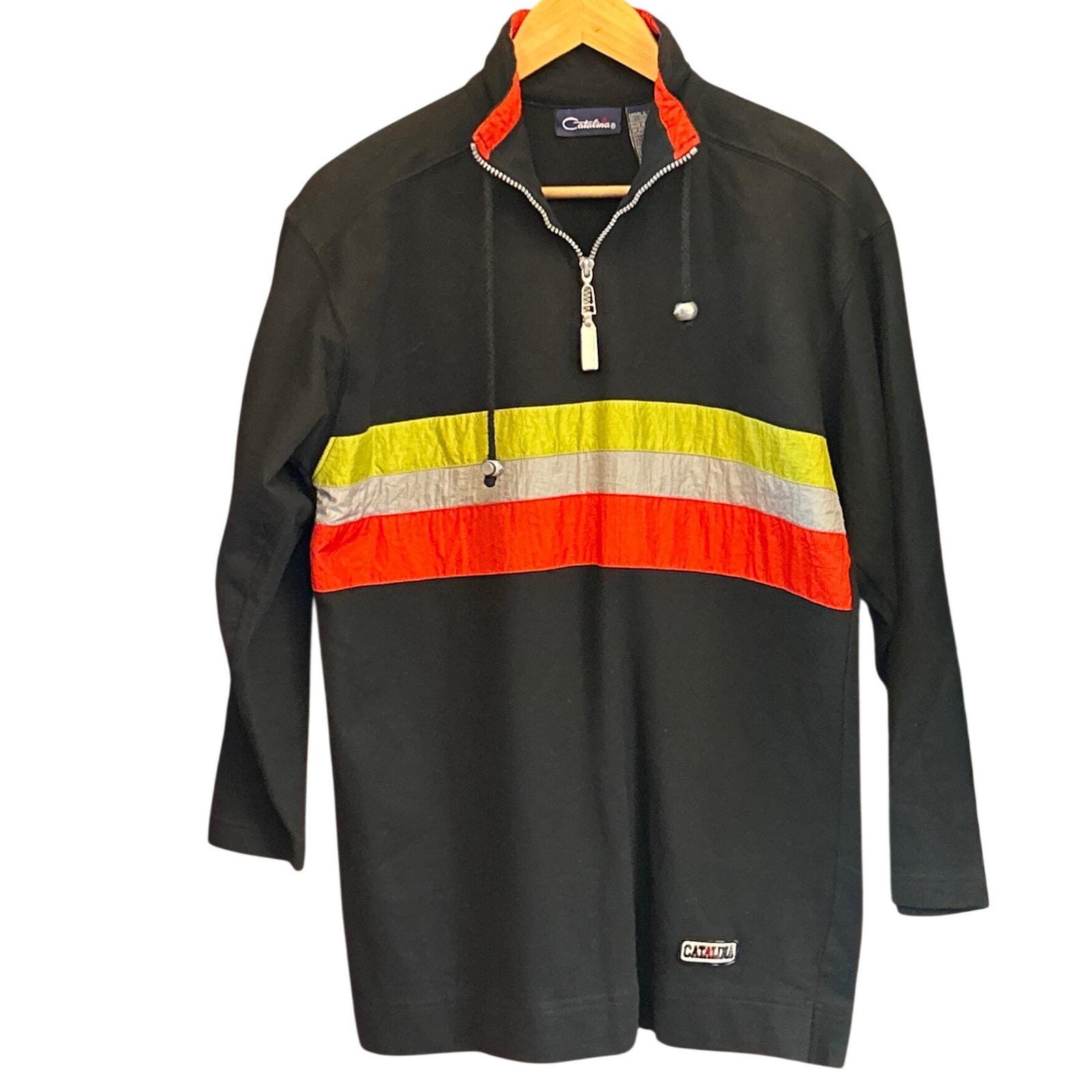 90s Colorblock Quarter Zip - Etsy