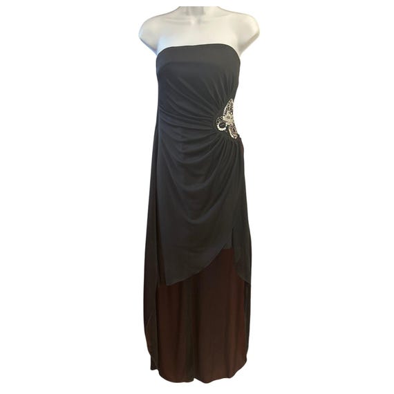 open lace back dress Amazon.com: Teeze Me Womens Navy Ruffled Floral Sleeveless Halter  Full-Length Layered Formal Dress Size 1 : Clothing, Shoes & Jewelry