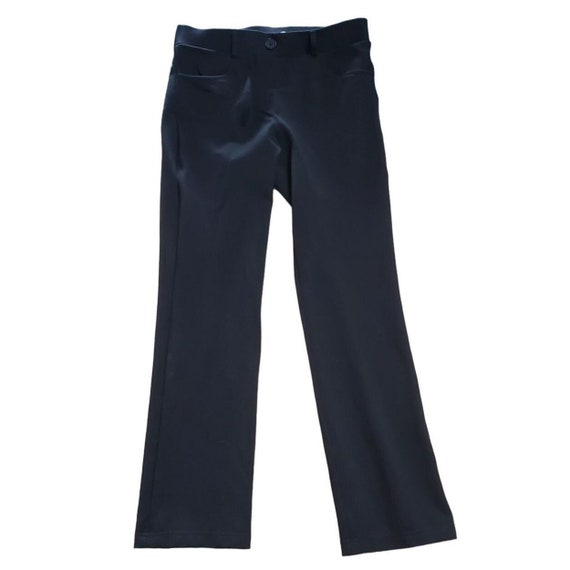 Betabrand Black Dress Pant Yoga Pant Flare Leg Size M Style# W1553