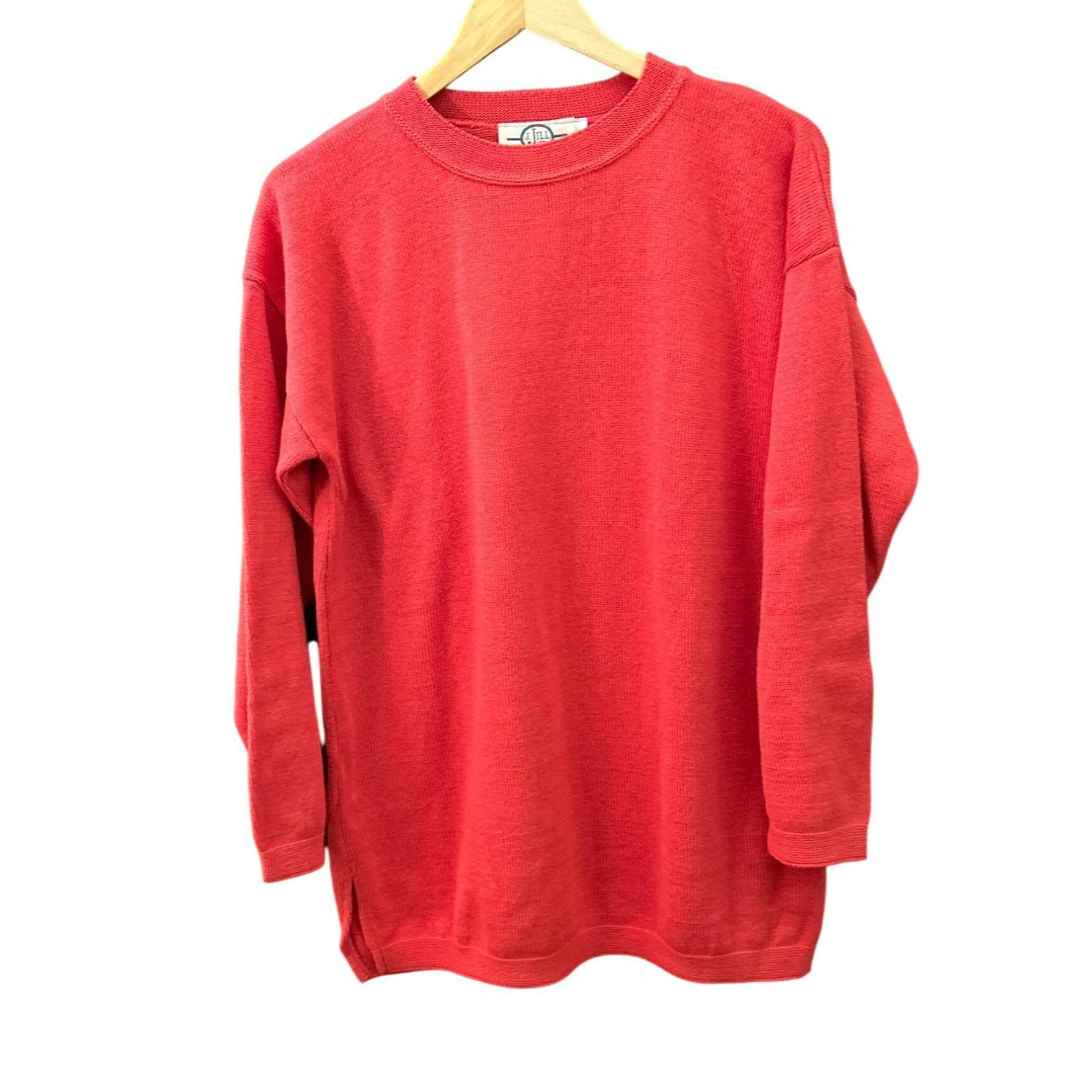 Vintage J Jill Women's Coral Crew Neck Pull Over Sweater Size Large ...
