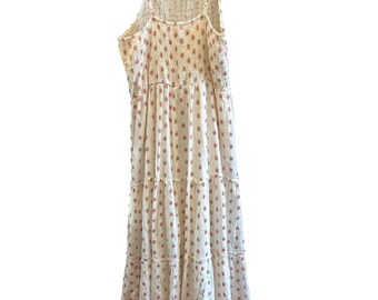 sim and sam brown polka dot dress STAUD Laura Linen Dress
