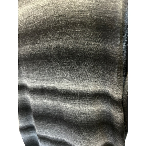 Aqua Men's Black Gray Wool Blend Sweater Size XL … - image 3