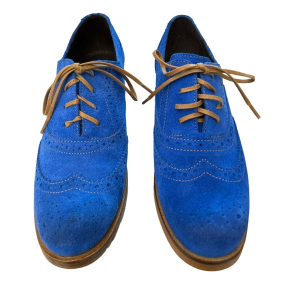 Girotti Derby Royal Blue Suede  Shoes il_1080xN.5799809949_bhj1.jpg main image 3