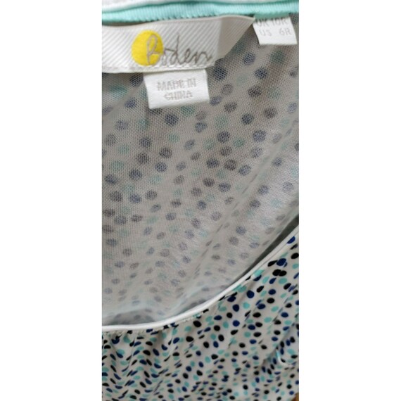 Buy Boden Women's White Margot Blue Polka Dot Shift Dress Size 6R Jersey  Knit Ruched Cap Sleeve Online in India - Etsy