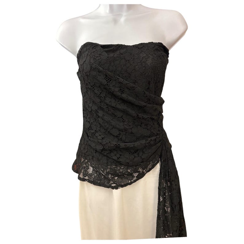 Mare Mare x Anthropologie kanten korsettop Coquette Whimsigoth Dark Romance afbeelding 1