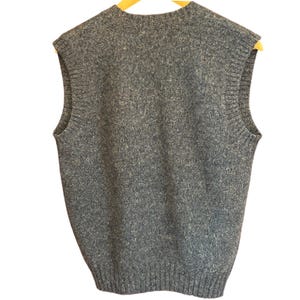 Vintage Brian MacNeil Sweater Vest Argyle Dark Academia Grandpa Core 100% Wool image 4