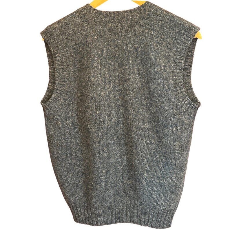 Vintage Brian MacNeil Sweater Vest Argyle Dark Academia Grandpa Core 100% Wool image 4