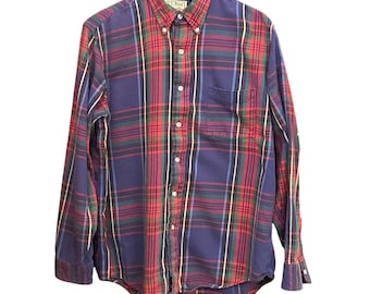 Vintage jaren 90 L.L. Bean flanellen shirt Americana Gorpcore Cabin Core Lumberjack
