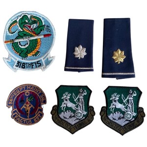 Vintage US Air Force Military Patch Lot 318th FIS 58th TTW Insignia Militaria