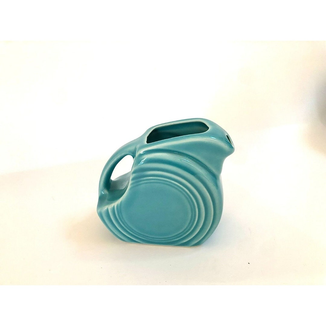HLC Fiestaware Turquoise Mini Disc Pitcher Fiesta 3hlc Etsy
