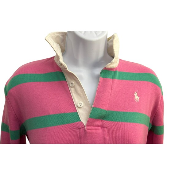 Vintage Ralph Lauren Pink Green Ultra Preppy Shir… - image 4