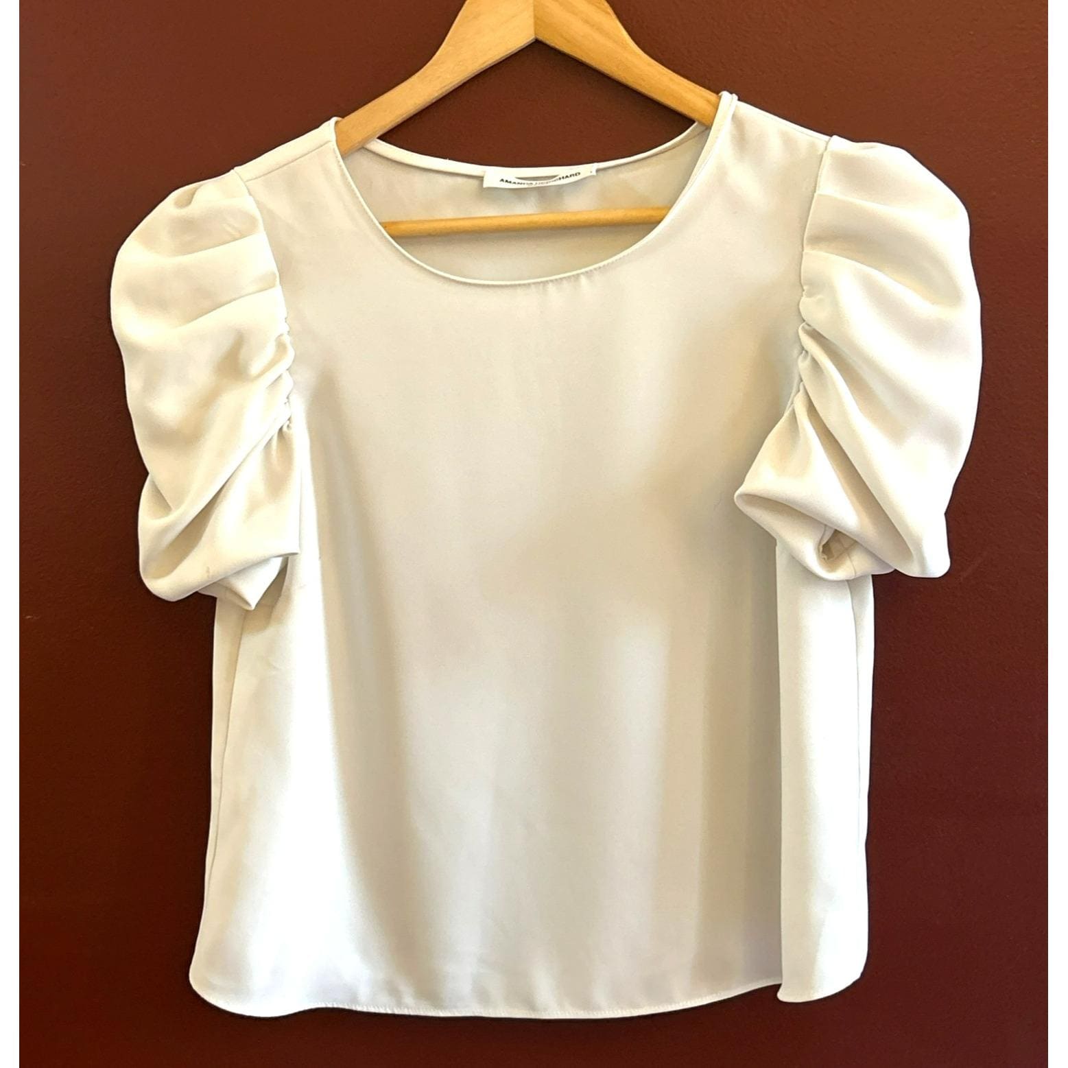 Amanda Uprichard New York Ivory Merris Blouse Quiet Luxury Minimalist  Revolve - Etsy New Zealand, image size:1557x1557