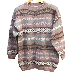 Vintage 90er Jahre Christopher & Banks Mohair Blend Pullover Cottagecore Grandmacore